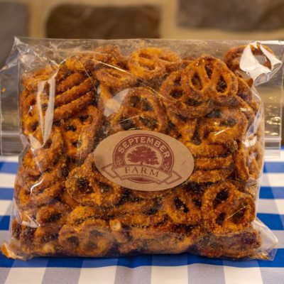 Sweet cheddar pretzels
