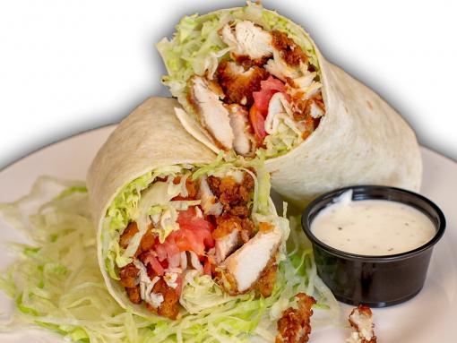 Crispy Chicken Wrap September Farm Honey Brook Pa