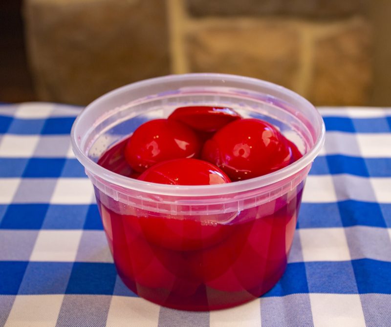 Red Beet Eggs (per lb)